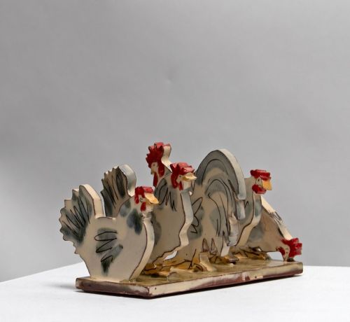 chickens toast rack by michelle lowe