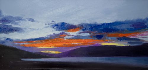 loch sunart east, morning by andrew sinclair