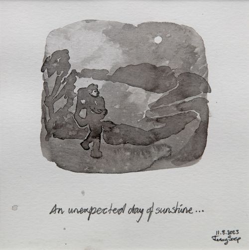 #walkingthoughts - sunshine by jenny soep
