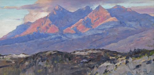 early morning light on the ridge by David Deamer