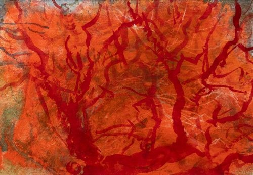 the trees turned red I by anna raven