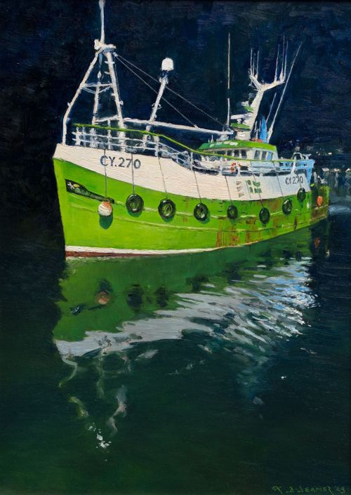 night at mallaig (silver crest) by david deamer