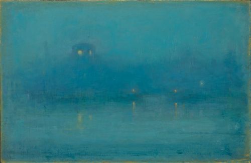 nocturne in gold and blue