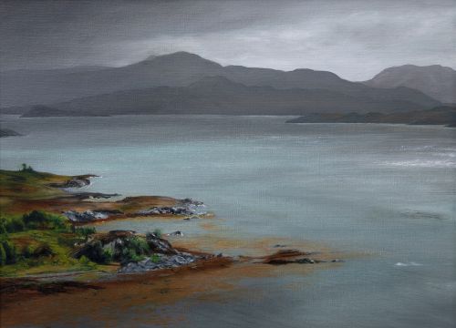 loch sunart from ardslignish by niall logan