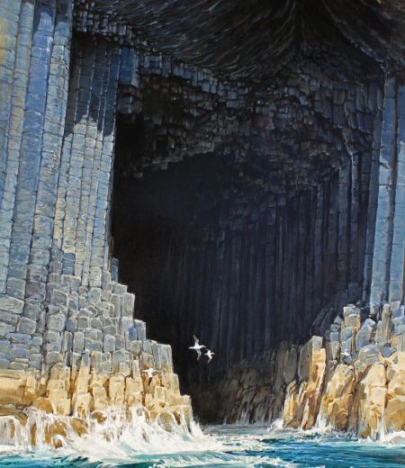 fingal's cave by alan b hayman