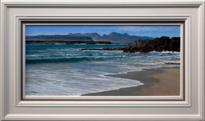 rum & eigg from arisaig by alan b hayman