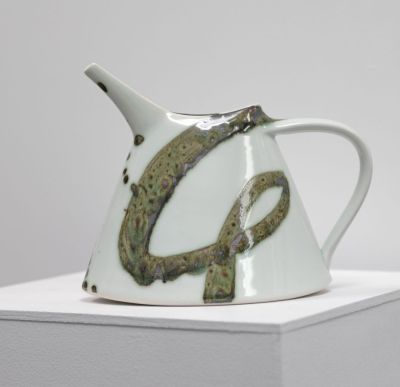large oval splash jug by tricia thom