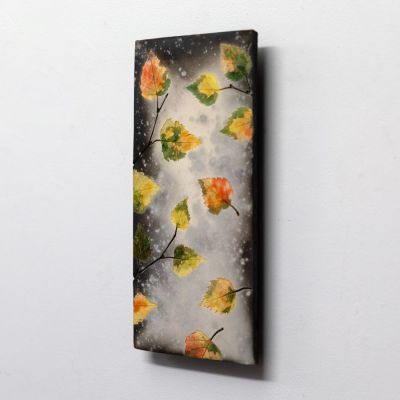 falling birch in autumn by helen michie