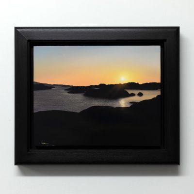 dusk at loch sunart by andrew tough