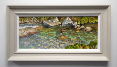 a mountain stream, skye by david deamer