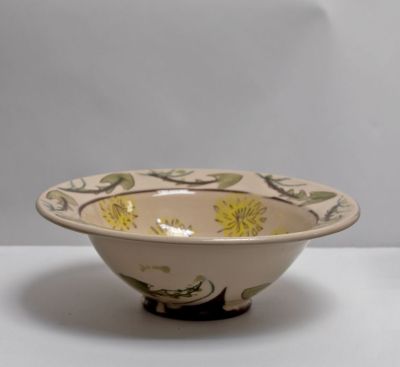 small dandelion serving bowl by michelle lowe