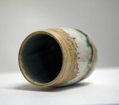 lichen vase III by pam mathews