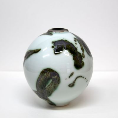 mini moon jar II by tricia thom