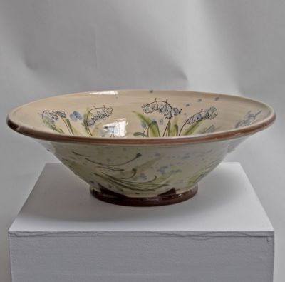 large bluebell serving bowl by michelle lowe