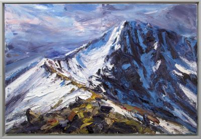 on the arete to ben nevis