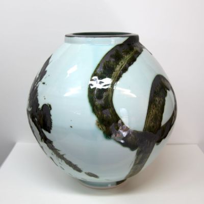 large moon jar by tricia thom