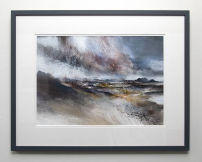 folded landscape assynt by debbie loane