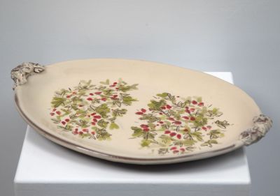 hawthorn oval platter by michelle lowe