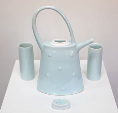 blue bump tea set | tricia thom