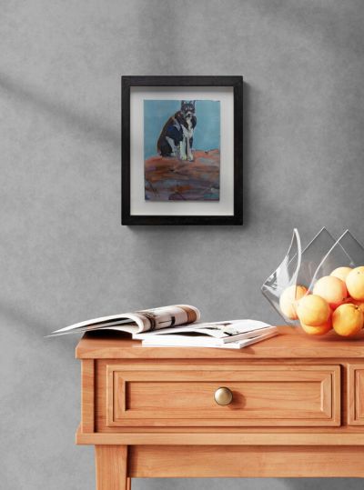 standing husky by lesley burr