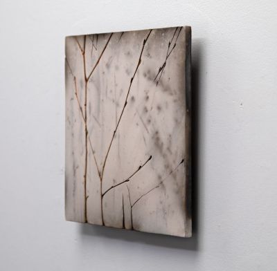 winter birch v by helen michie