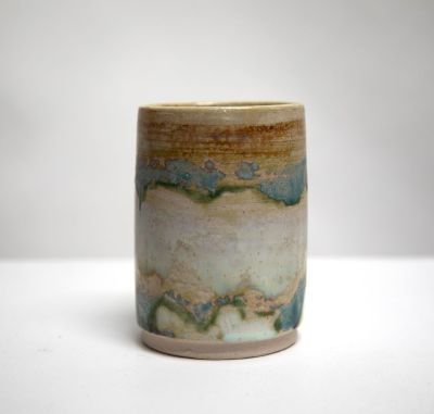 lichen vase IV by pam mathews