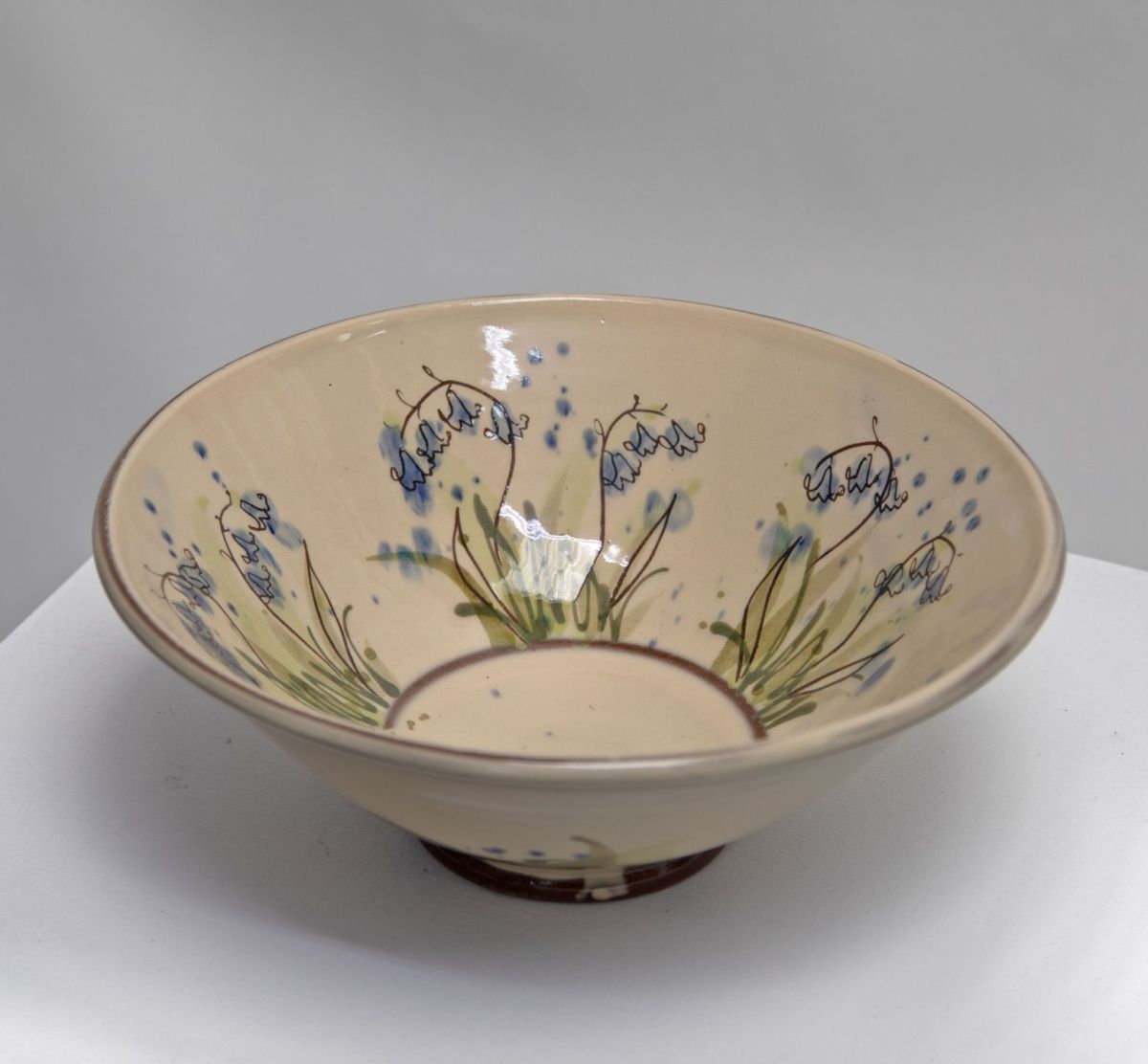 small bluebell serving bowl by michelle lowe