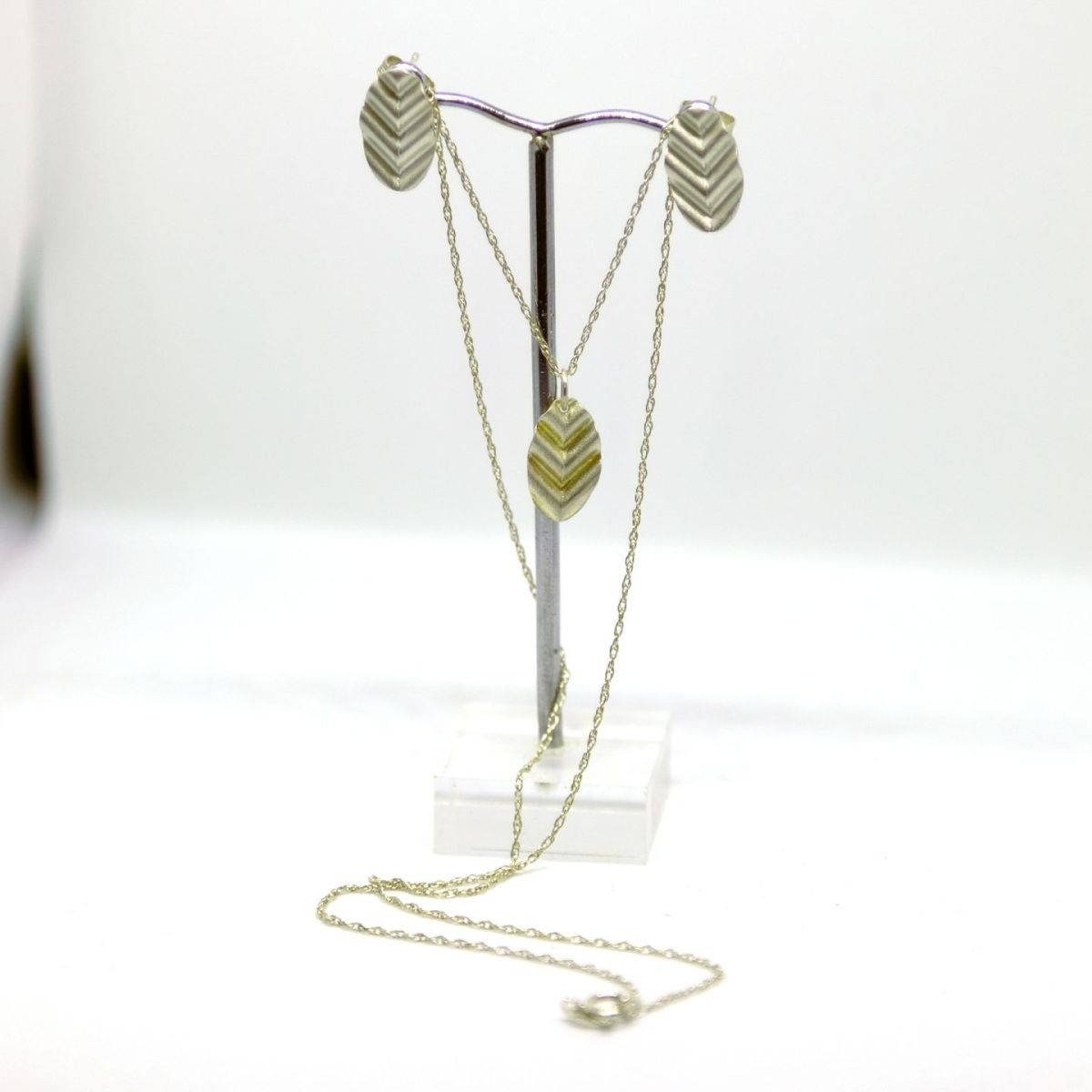 alder earrings and necklace by tina macleod